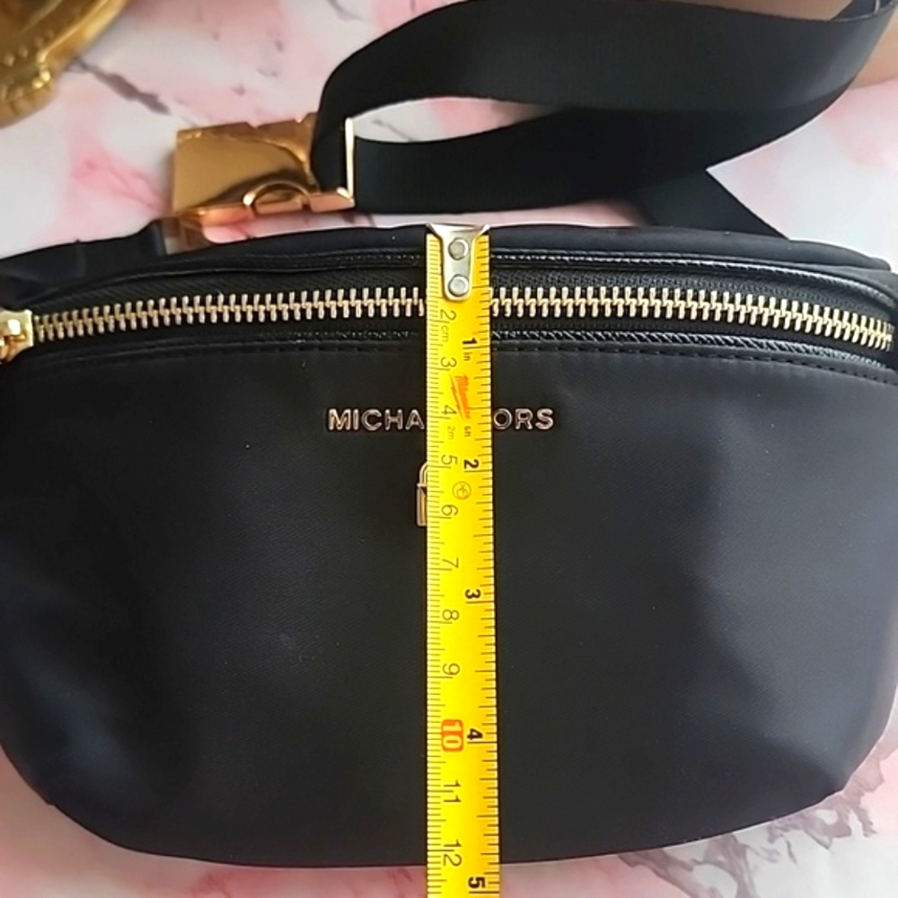 Michael Kors Black and Gold Waist Bag - Picture 12 of 12